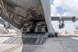 إسرائيل أعلنت استلامها 10 آلاف طن من السلاح والعتاد، منذ بدء عمل الجسر الجوي الأميركي (الأناضول)