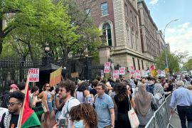 الاعتصام من داخل الجامعة