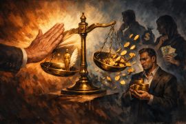 الكرامة لا تُشترى.. حين تُصفع القيم صورة مولدة بلذكاء الصناعي